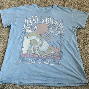 Lost in Bliss Oversized Graphic T-Shirt